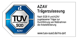 Die ConversionBoosting GmbH ist zugelassener Träger für Maßnahmen der beruflichen Weiterbildung (AZAV).