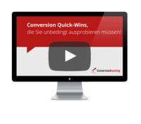 Conversion Quick-Wins, die Sie unbedingt ausprobieren müssen!